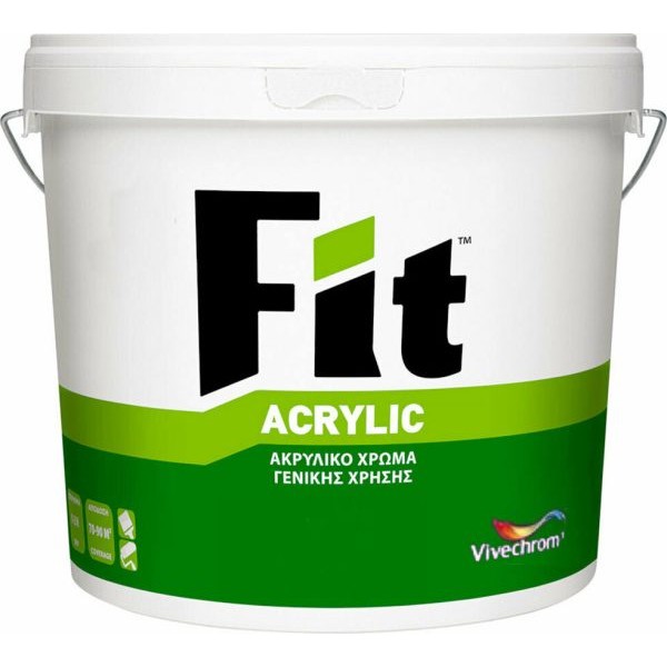 Vivechrom Fit Acrylic Ακρυλικό Χρώμα Εξωτερικής Χρήσης