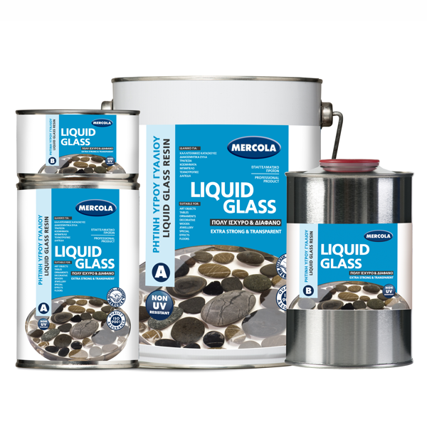 Υγρό Γυαλί Εποξειδικό Σετ 3kg Mercola Liquid Glass