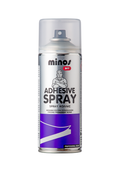 Σπρέι Κόλλας Πολλαπλών Χρήσεων Minos Adhesive Spray 400ml 