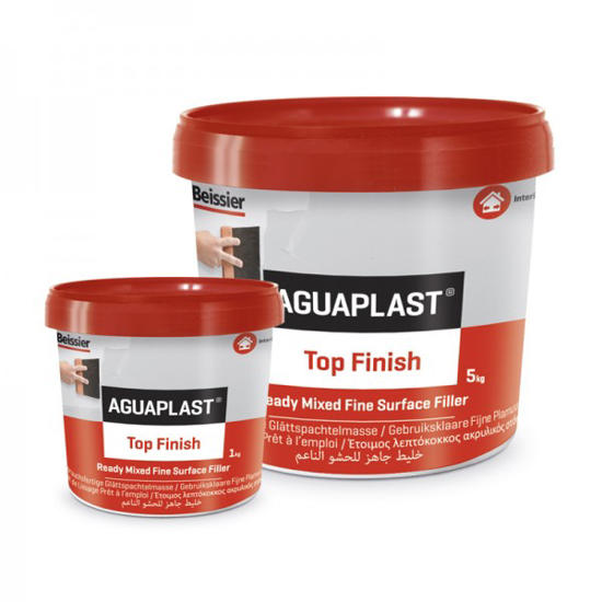 Λεπτόκοκκος Στόκος Σπατουλαρίσματος Beissier Aguaplast Top Finish 1kg