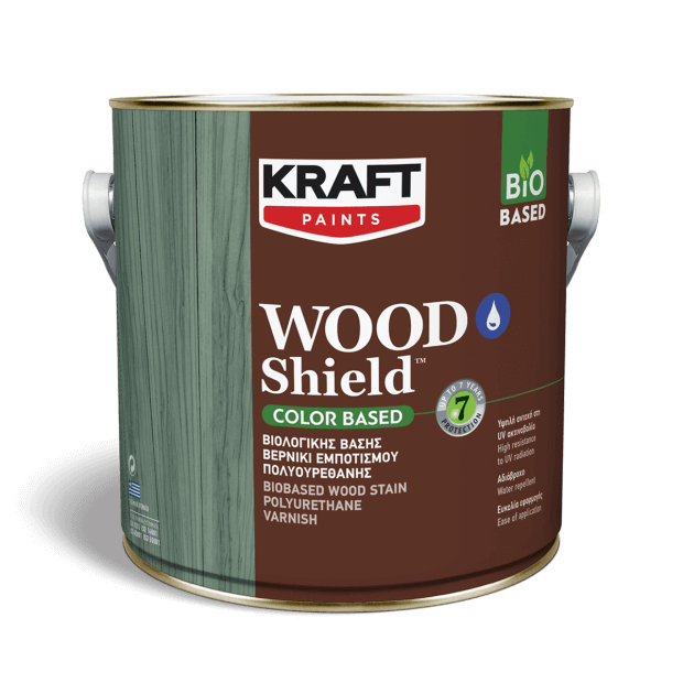 Έγχρωμο Βερνίκι Εμποτισμού Ξύλου Kraft Wood Shield Color