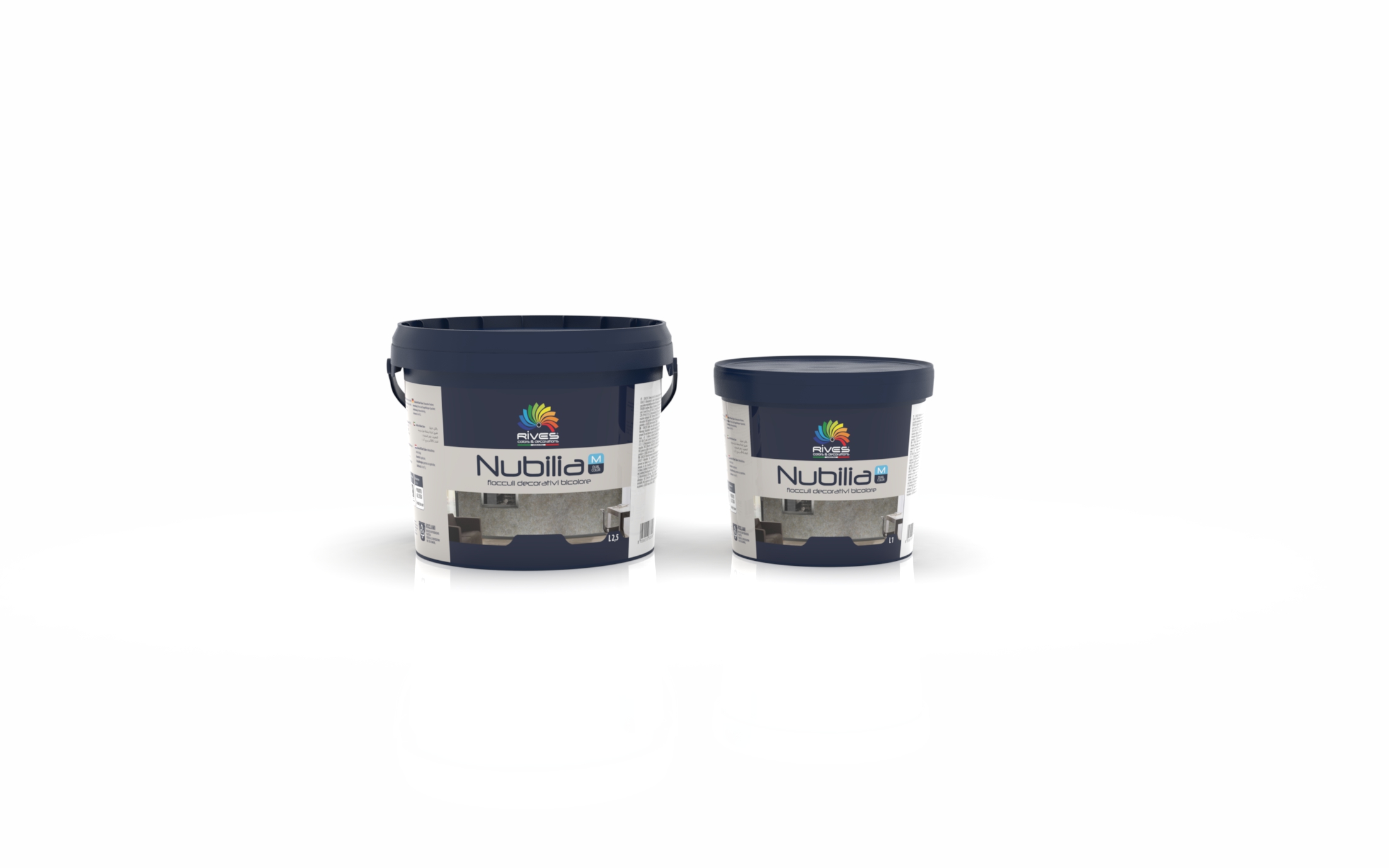 Rives Nubilia M Dual Color 2.5L Διακοσμητικό Χρώμα Τεχνοτροπίας Διχρωμίας