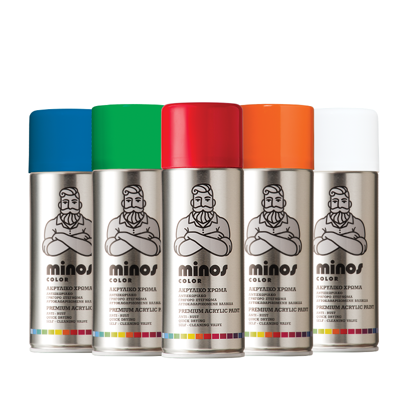 Ακρυλικό Χρώμα σε Σπρέι Minos Color Spray 400ml